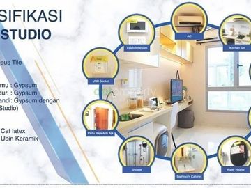 [022204] For Sale Sky House Alam Sutera Apartment Tangerang - Semi furnished Studio