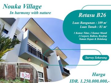 Diskon besar cluster Nouka Village Cisarua Bandung
