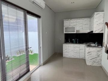 A house semi-furnished rented IDR 8.5 million/month