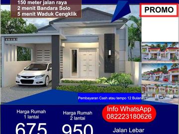 rumah colomadu bandara rumah modern colomadu perumahan colomadu