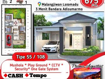rumah colomadu bandara rumah modern colomadu perumahan colomadu