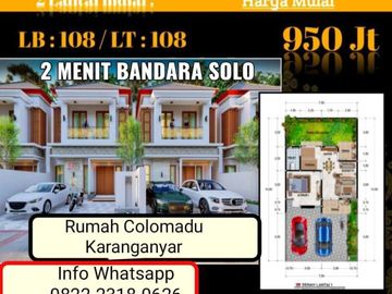 rumah colomadu bandara rumah modern colomadu perumahan colomadu