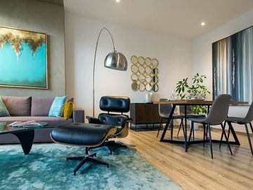 Penthouse con terraza semi techada de 52 m2, 4 estacionamientos, alberca con car