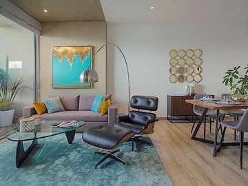 Penthouse con terraza semi techada de 52 m2, 4 estacionamientos, alberca con car