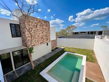 CASA VENTA MÉRIDA, MODELO THO, 484m2, 4 HABITS, EQUIPADA, PRANA DZITYÁ.