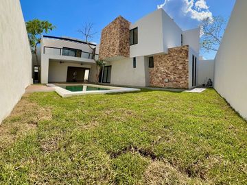 CASA VENTA MÉRIDA, MODELO THO, 484m2, 4 HABITS, EQUIPADA, PRANA DZITYÁ.