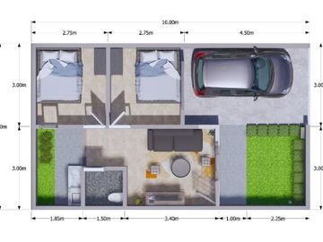 Dijual Rumah Siap Bangun Konsep Modern Type 36/71 Di Selatan Candi Prambanan