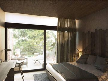 Departamento con amenidades,servicio a la habitacion , area comercial boho chic