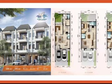 RUMAH MEWAH 3 LANTAI SUTERA WINONA ALAM SUTERA DI BARAT JAKARTA