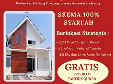 Rumah syariah murah lingkungan nyaman di cilebut bogor