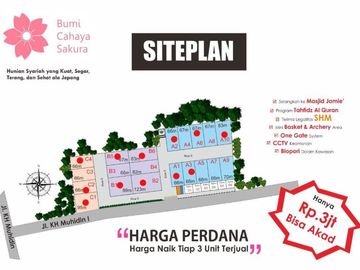 Rumah syariah murah lingkungan nyaman di cilebut bogor