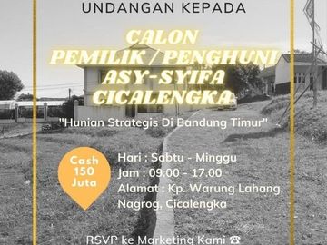 Limited Kavling dekat Bypass Cicalengka Rancaekek Cash Only 150 Juta