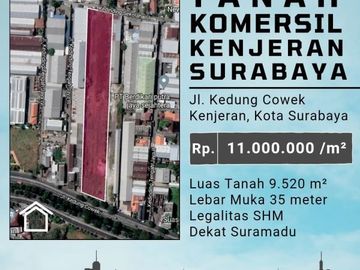 TANAH STRATEGIS DEKAT SURAMADU DI KENJERAN