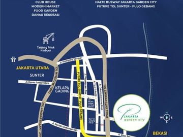 DIJUAL TOWN HOUSE JGC CLUSTER LA SEINE - JAKARTA TIMUR! STOK TERBATAS