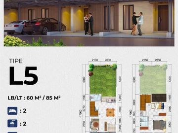 DIJUAL TOWN HOUSE JGC CLUSTER LA SEINE - JAKARTA TIMUR! STOK TERBATAS