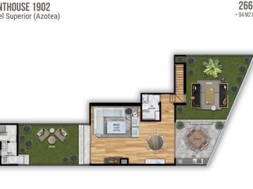 PENTHOUSE EN VENTA CON VISTA AL MAR EN PROYECTO