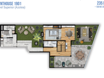 PENTHOUSE EN VENTA CON VISTA AL MAR EN PROYECTO