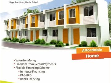 Bare type townhouse at dauis panglao bohol near airport