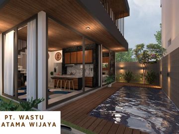 VILLA DIJUAL DI BALI DEKAT PANTAI NUSA DUA 20MNT KE BANDARA