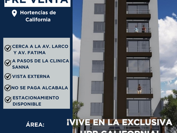 🏡 ¡Tu nuevo hogar en la exclusiva Urb. California te espera!
📅 Entrega programada: Enero 2026
💸 ¡Sin pago de alcabala!

¿Buscas un departamento mo