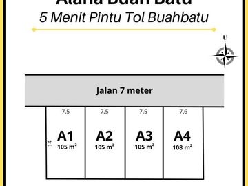 Kavling Ciganitri cuma 400 Jt'an SHM