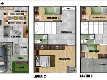 Rumah Mungil Baru Bebas Banjir di Duri Kepa Jakarta Barat