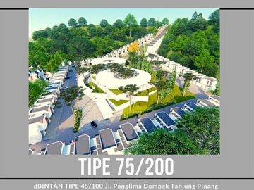 Rumah Inden Cepat di Tengah Kota Tanjung Pinang Bisa Inhouse