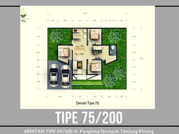 Rumah Inden Cepat di Tengah Kota Tanjung Pinang Bisa Inhouse