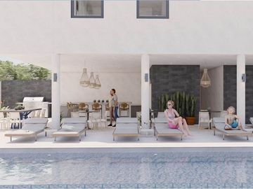 Apartamento alberca, gimnasio, pet friendly, en Corredor Turistico, pre-construc