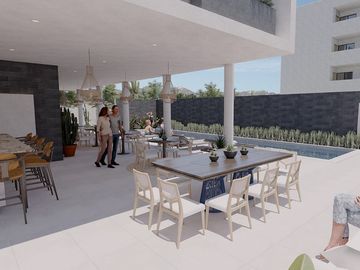 Apartamento alberca, gimnasio, pet friendly, en Corredor Turistico, pre-construc