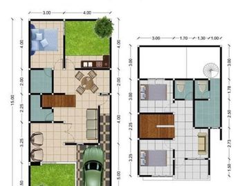 Rumah Baru Rp 1.03 Milyar, 2 Lnt, di Sawangan, Depok. LT 90