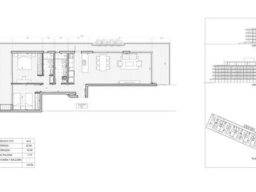 Apartamento 1 dormitorio con terraza en Playa Mansa Parada 39