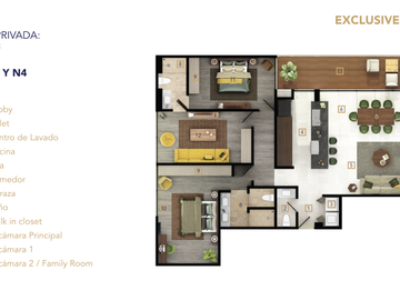 Departamento en Venta en Querétaro en Juriquilla