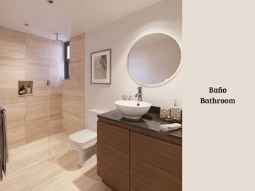 Condominio en venta con balcón y amenidades, piscina, gimnasio, area de yoga