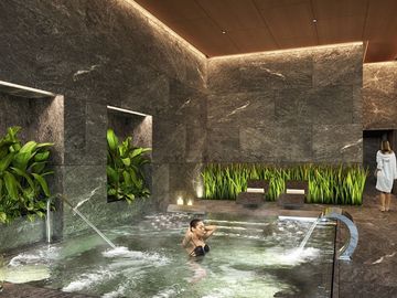 Condominio con family room, cine, spa, juegos para niños, cuarto de juegos, albe