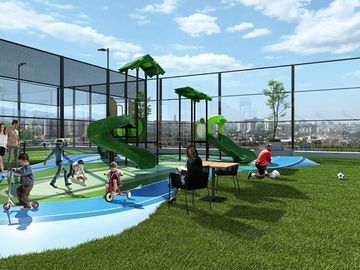 Condominio con family room, cine, spa, juegos para niños, cuarto de juegos, albe