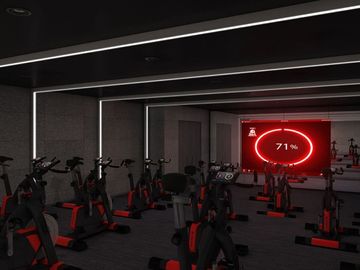 Condominio con family room, cine, spa, juegos para niños, cuarto de juegos, albe