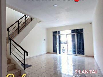 RUKO GADING SERPONG 3 LANTAI PINGGIR JALAN RAYA DISEWAKAN