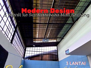 RUKO GADING SERPONG 3 LANTAI PINGGIR JALAN RAYA DISEWAKAN
