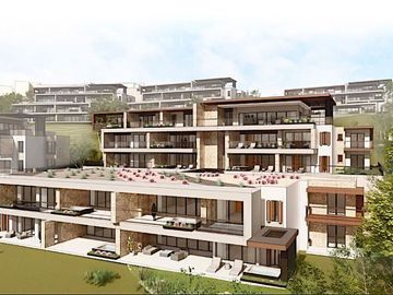 Departamento con vista al mar, en residencial de lujo con casa club y golf