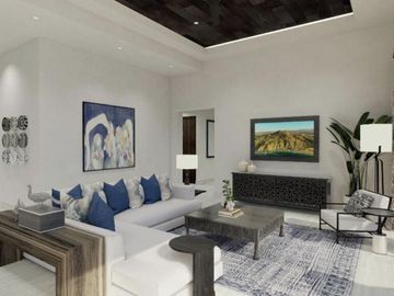 Departamento con vista al mar, en residencial de lujo con casa club y golf