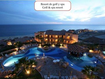 Departamento con vista al mar, en residencial de lujo con casa club y golf
