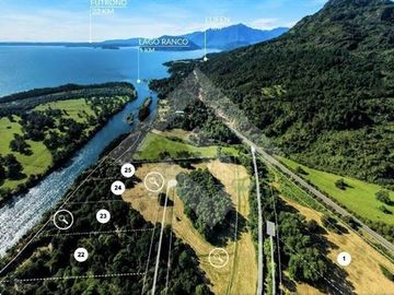 Sitio en Venta en Lago Ranco Rio Calcurrupe