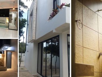 Casa con sala de doble altura, alberca privada en residencial, en venta Tulum.