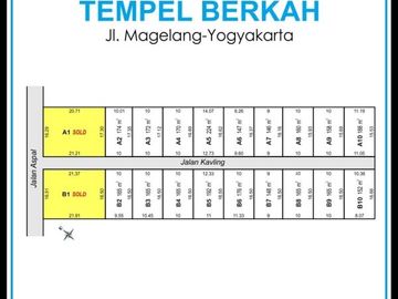 Tanah Murah Tempel Sleman Jogja: Standar Perumahan dekat Jl raya Magelang