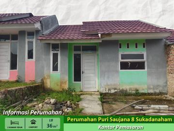 rumah 2 kamar di bandar Lampung siap huni