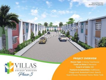 Townhouse for Sale - Thru Pag Ibig Financing ! 5K to Reserve