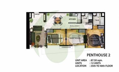 3 Bedroom Condo for sale