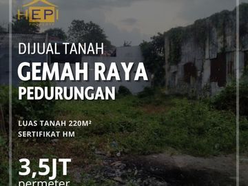 Dijual Tanah di jl Gemah raya Semarang