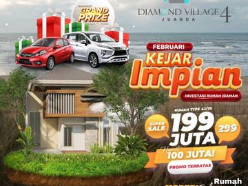 Rumah modern residensial sidoarjo hanya 200juta type 42/75